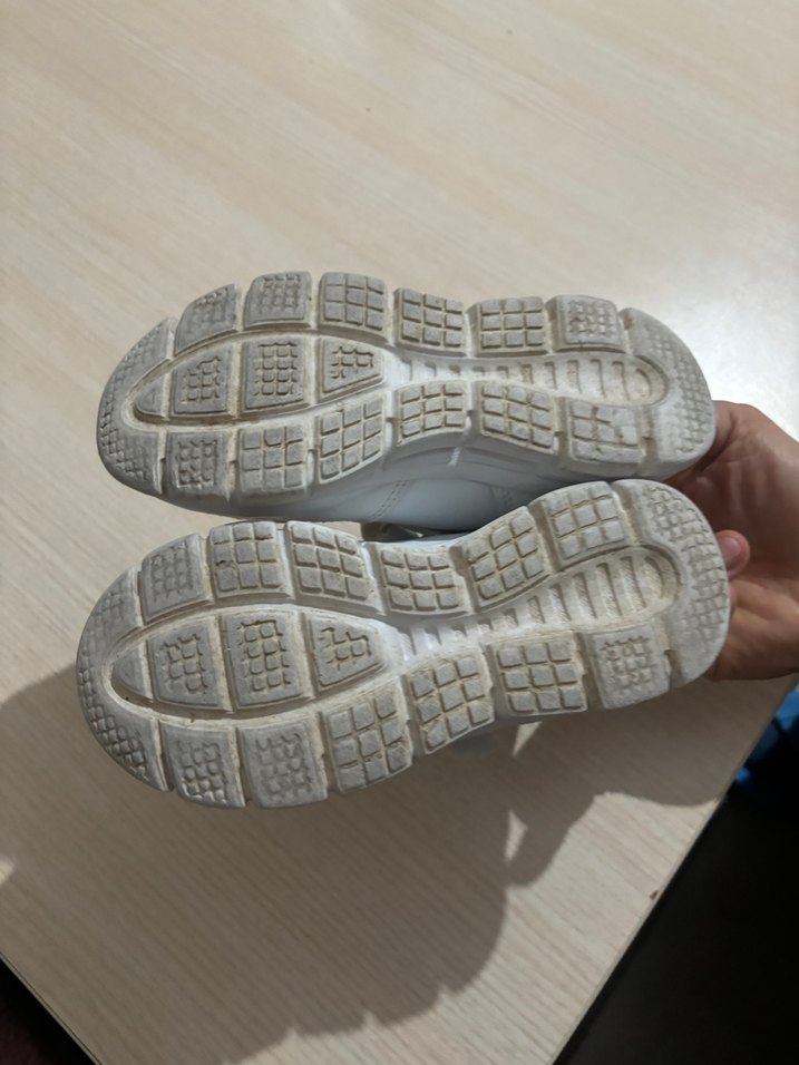 Beyaz Erkek Çocuk Spor Ayakkabı Velcro - Görsel 2