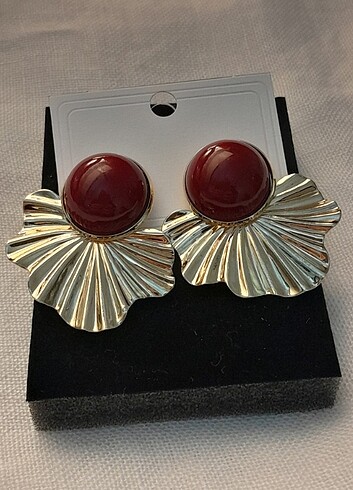 Bordo Küpe Yılbaşı Konsepti 316l çelik