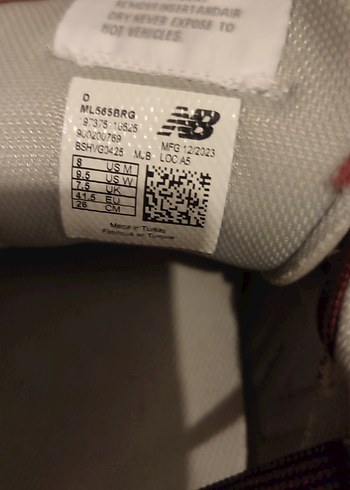 NEW BALANCE 565 bordo - Görsel 5