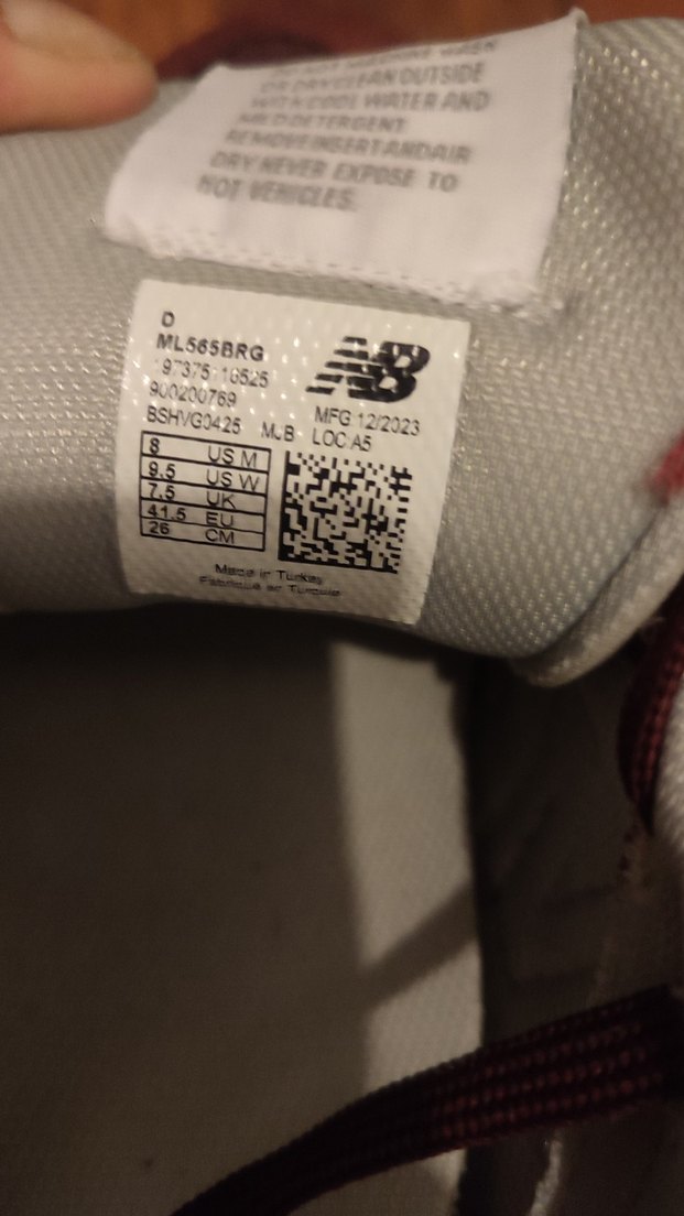 NEW BALANCE 565 bordo - Görsel 5