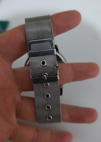 Klasik Kemerli  Saat Gri Bej - Görsel 2