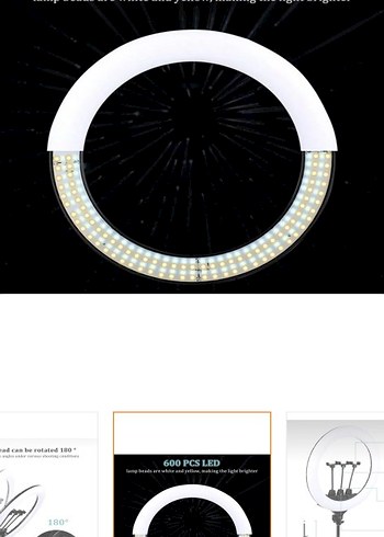 Bej Renkli 200cm Tripod ve Selfie Çubuğu - Görsel 2