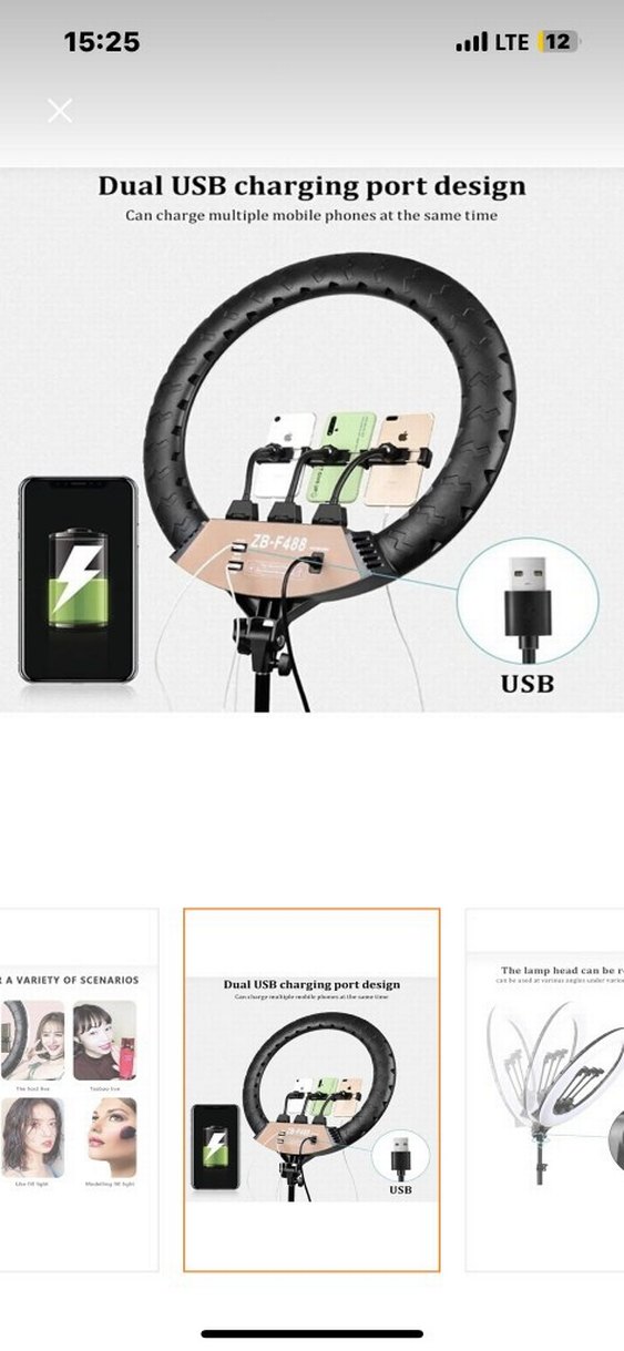 Bej Renkli 200cm Tripod ve Selfie Çubuğu - Görsel 3