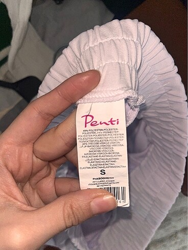 s Beden beyaz Renk Penti jogger pantolon