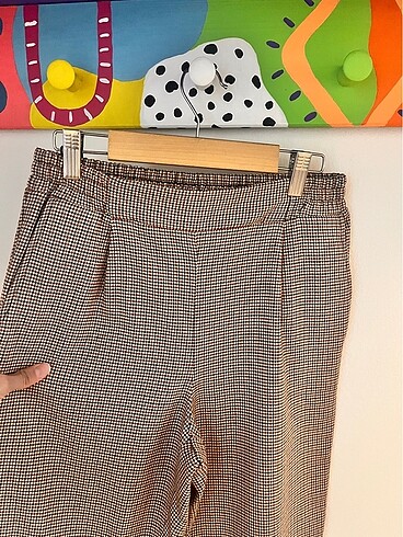 Kazayağı desenli pantolon - Görsel 4