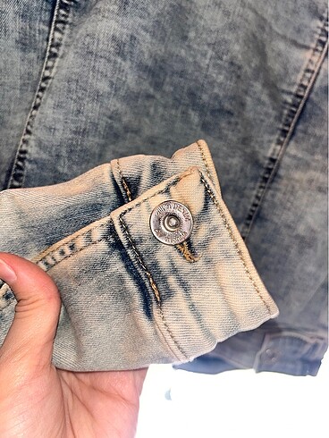 s Beden mavi Renk Crop retro ceket