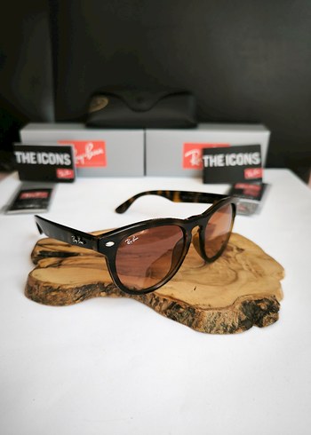  Beden kahverengi Renk Ray-Ban Kadın Kahverengi Gözlük The Icons