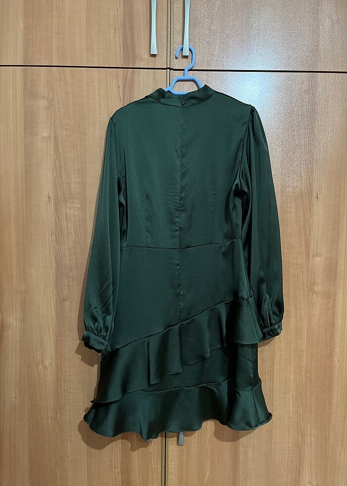 Saten elbise - Görsel 4