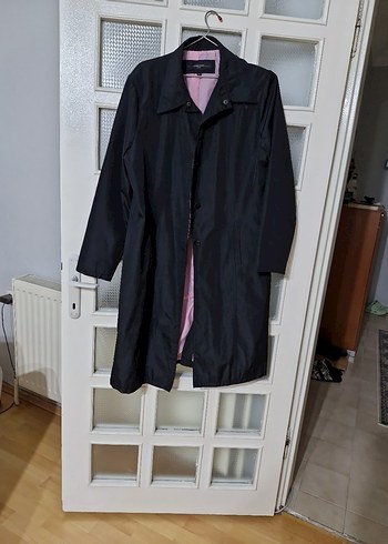 Siyah Midi Hamile Kabanı - Görsel 2