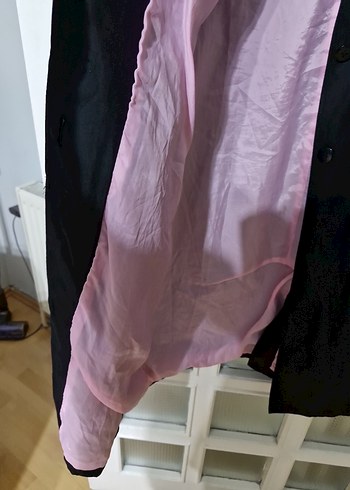 Siyah Midi Hamile Kabanı - Görsel 4