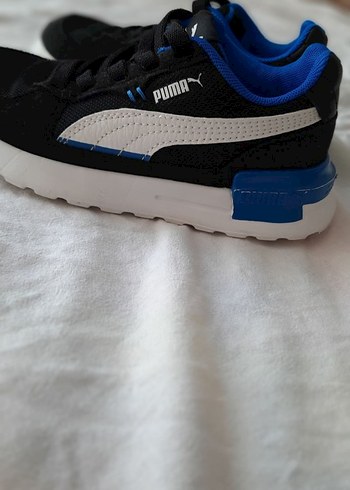 Puma Puma Erkek Çocuk Mavi Elastik Spor Ayakkabı
