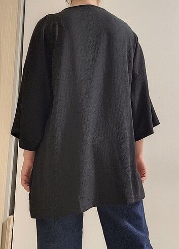 universal Beden siyah kimono
