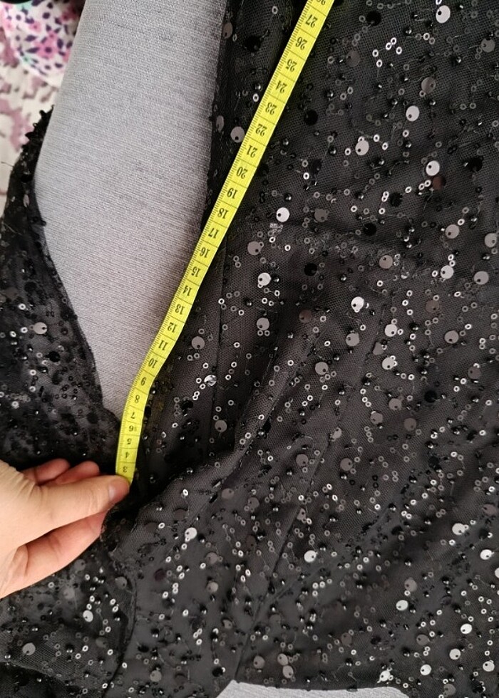 Payetli abiye elbsie - Görsel 4