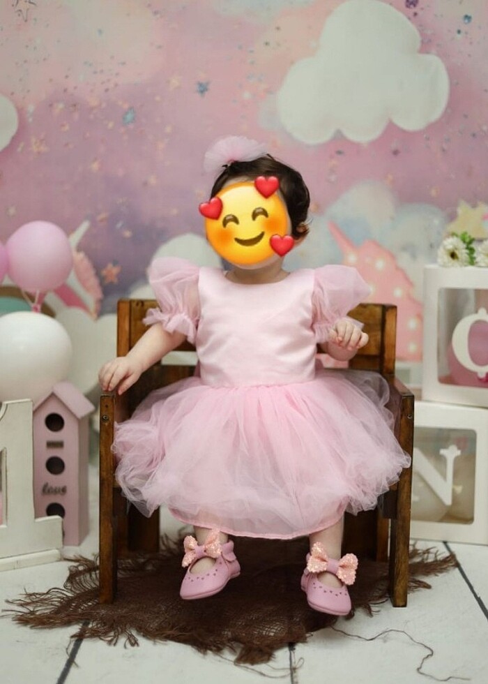 İkiz Bebek Özel gün elbisesi - Görsel 2