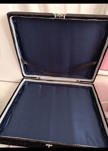 Siyah Kadife damat bohca Seti - Görsel 3