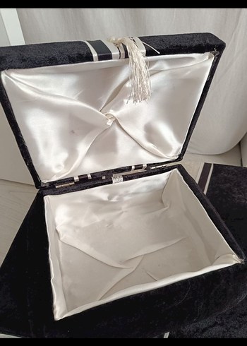 Siyah Kadife damat bohca Seti - Görsel 2