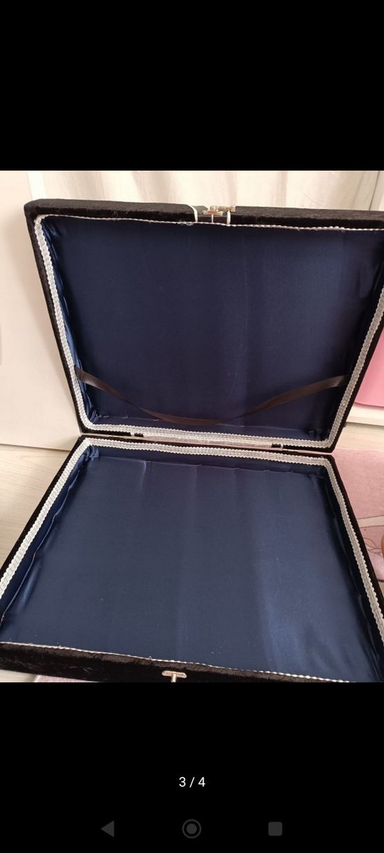 Siyah Kadife damat bohca Seti - Görsel 3