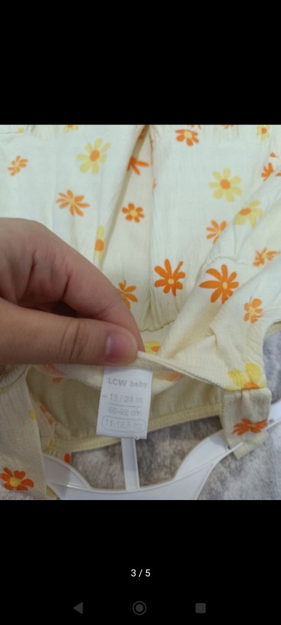 Kız Çocuk RenkliElbise - Görsel 3