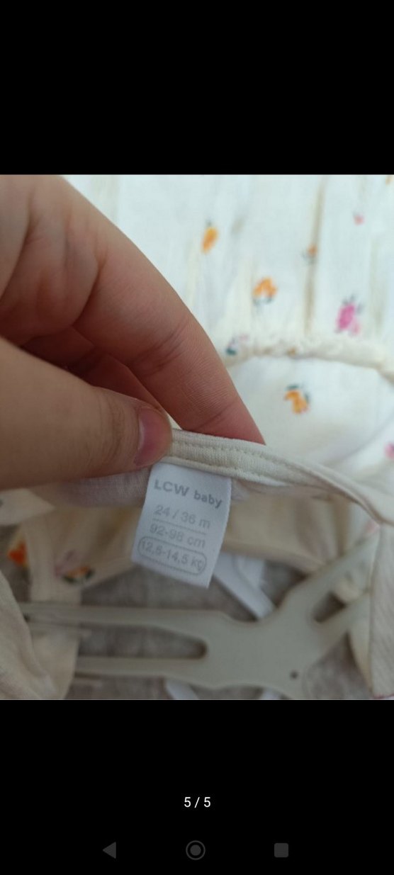 Kız Çocuk RenkliElbise - Görsel 4