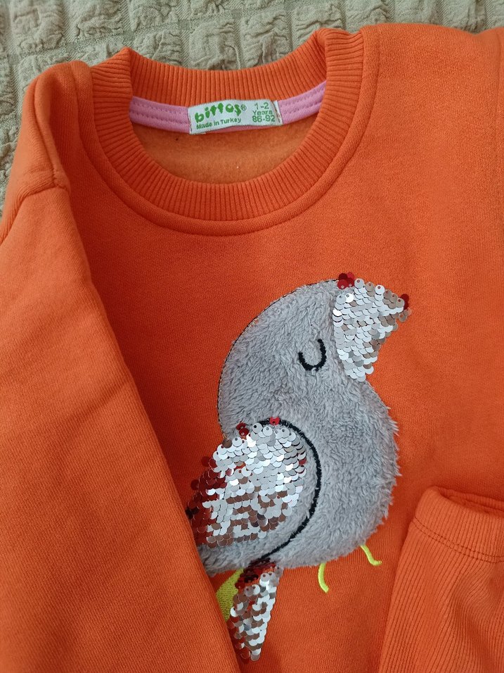 Renkli Baskılı kız  Çocuk  Takımı - Görsel 4