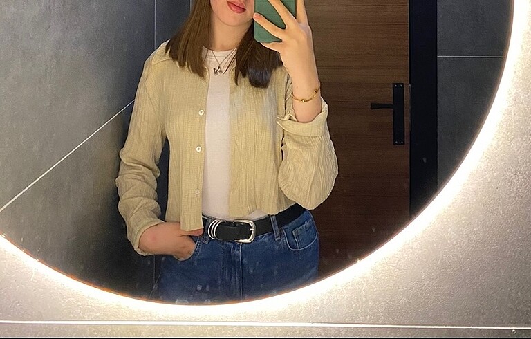 Crop gömlek