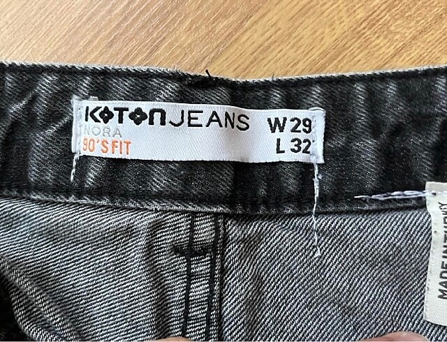 32 Beden Koton kot pantalon