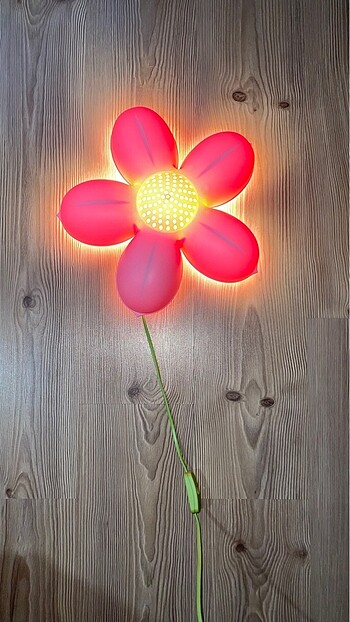 Ikea IKEA ÇİÇEKLİ GECE LAMBASI