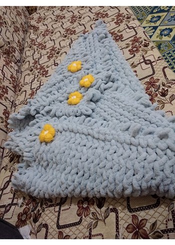 puffy Örgü Çocuk Battaniyesi - Görsel 3