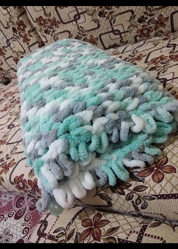 puffy Örgü Çocuk Battaniyesi - Görsel 2