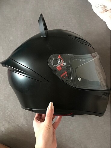Agv kask sıfır gibi