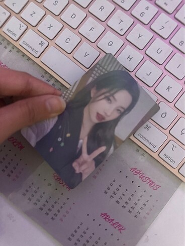 xs Beden gri Renk Gıdle kpop hologramlı lomo cartt
