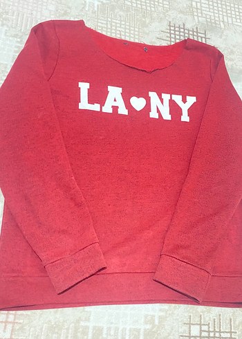 m Beden Düşük omuz Sweatshirt