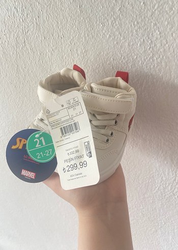 Marvel Baskılı Beyaz Erkek Çocuk Spor Ayakkabı - Görsel 2