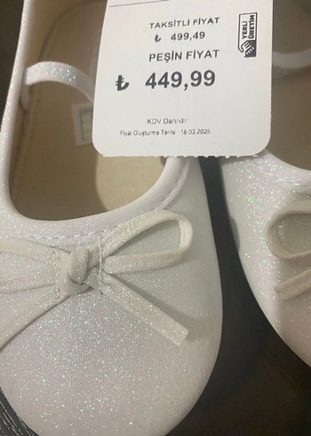 Lcw Beyaz Kız Çocuk Elastik Babet Ayakkabı - Görsel 3