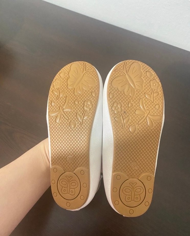 Lcw Beyaz Kız Çocuk Elastik Babet Ayakkabı - Görsel 4