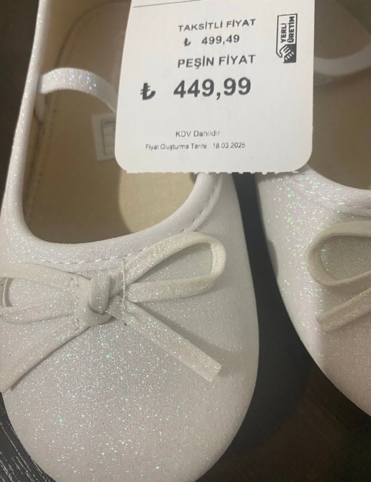Lcw Beyaz Kız Çocuk Babet Ayakkabı - Görsel 2