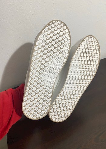 Beyaz simli Bağcıklı Spor Ayakkabı - Görsel 10