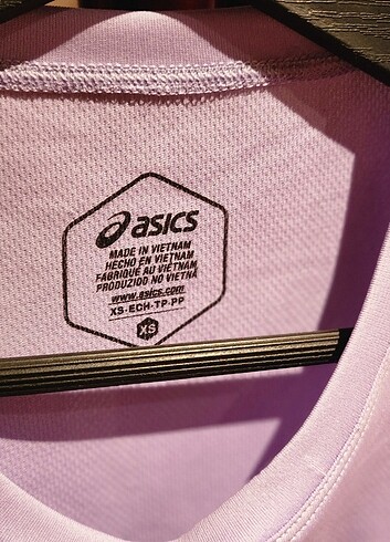 xs Beden mor Renk Asics Spor tişört Lila