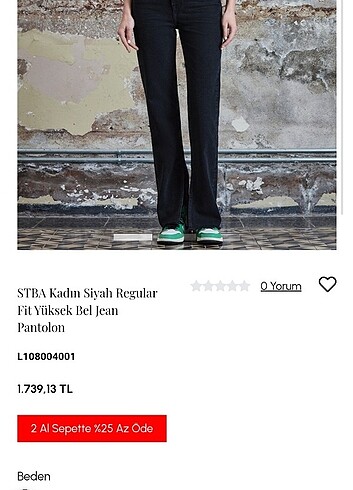 31 Beden LEE JEANS KOT PANTOLON