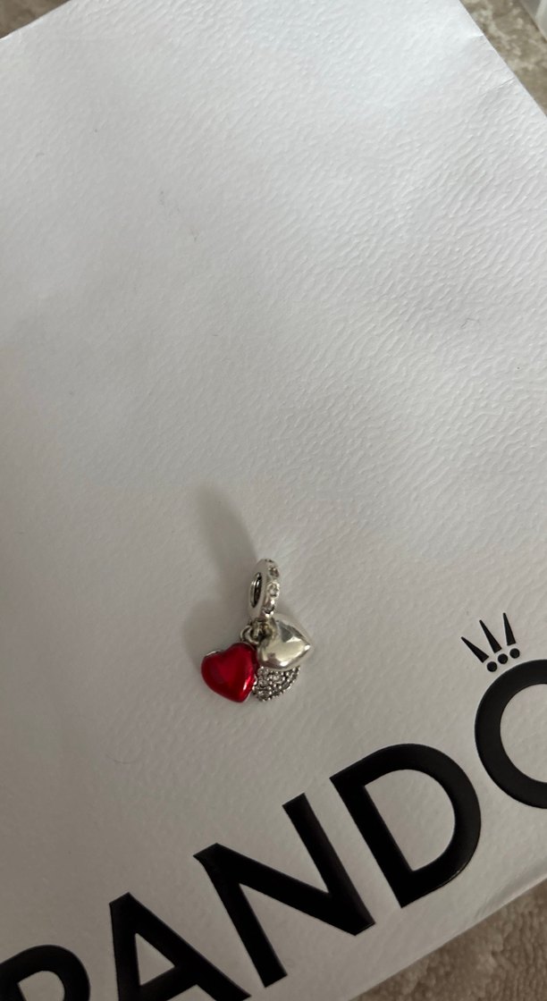 Kırmızı Boncuklu Kadın Charm - Görsel 2