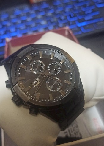 Slazenger siyah erkek saati - Görsel 3