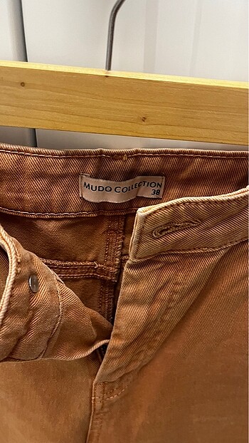 38 Beden camel Renk Mudo Jean Pantolon