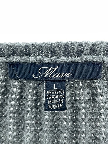 l Beden gri Renk Mavi Jeans Kazak / Triko %70 İndirimli.