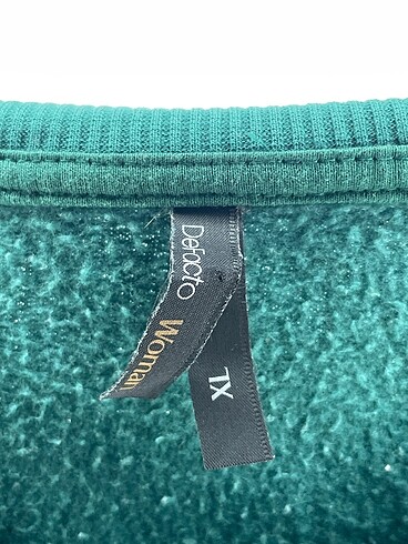 xl Beden yeşil Renk Defacto Sweatshirt %70 İndirimli.