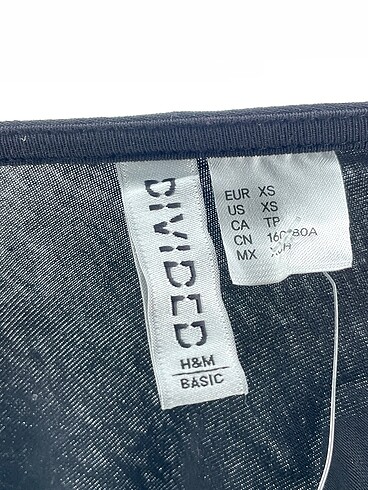 xs Beden siyah Renk H&M Bluz %70 İndirimli.