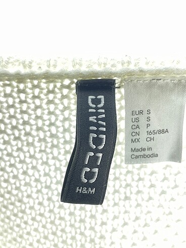s Beden beyaz Renk H&M Kazak / Triko %70 İndirimli.