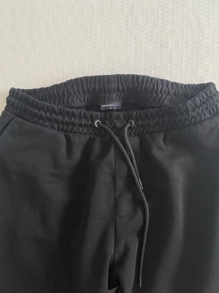 Siyah Rahat Kesim Erkek Eşofman Altı - Görsel 2