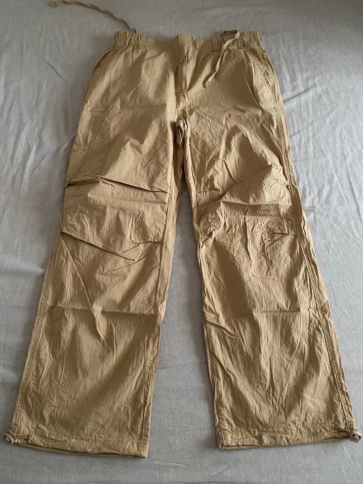 Bej Rahat Kesim Erkek Kargo Pantolon - Görsel 5