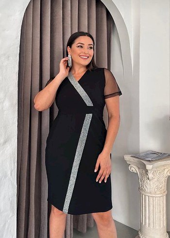 Abiye Sim Şeritli Abiye
