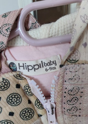 Kız Çocuk Bohem Desenli Kapüşonlu Yelek - Görsel 4